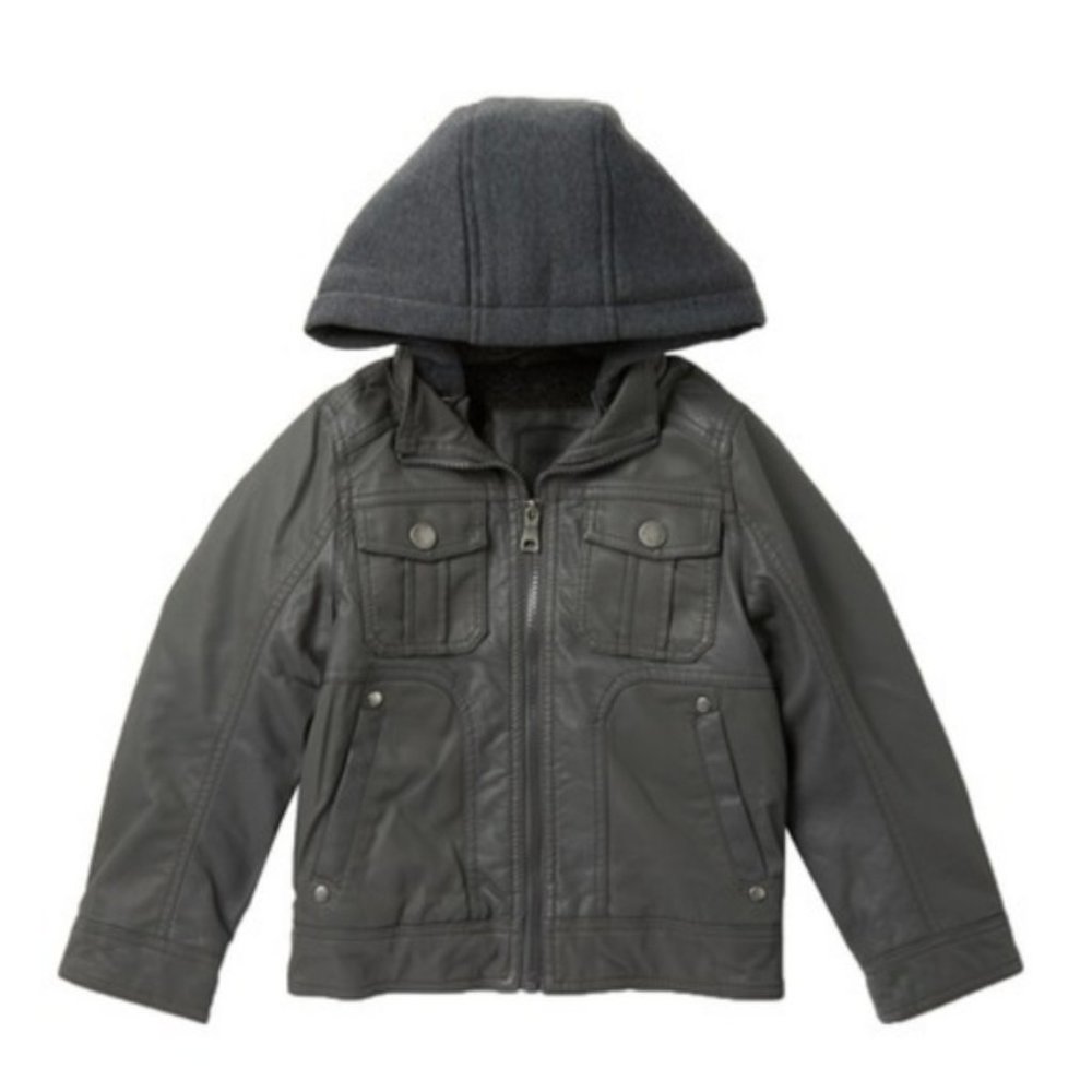 NWT Urban Republic Textured Hooded Jacket - Picture 2 of 6
